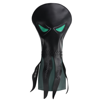 Green Eyes Octopus Pattern Leather Driver Head Cover-Craftsman golf